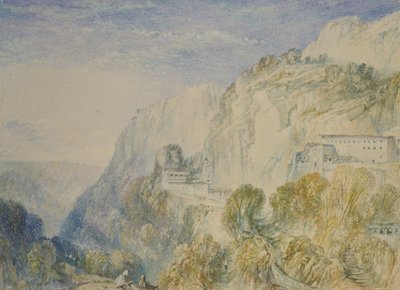 Berg Libanon und das Kloster St. Antonio, ca. 1832-34 von Joseph Mallord William Turner